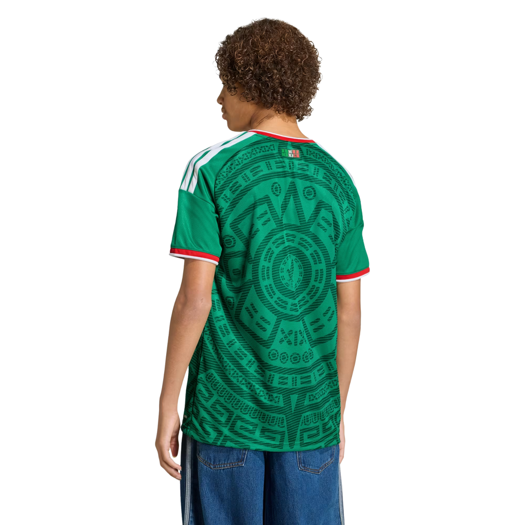 adidas Youth J. Cortizo Mexico 2026 Home World Cup Jersey (Bold Green)