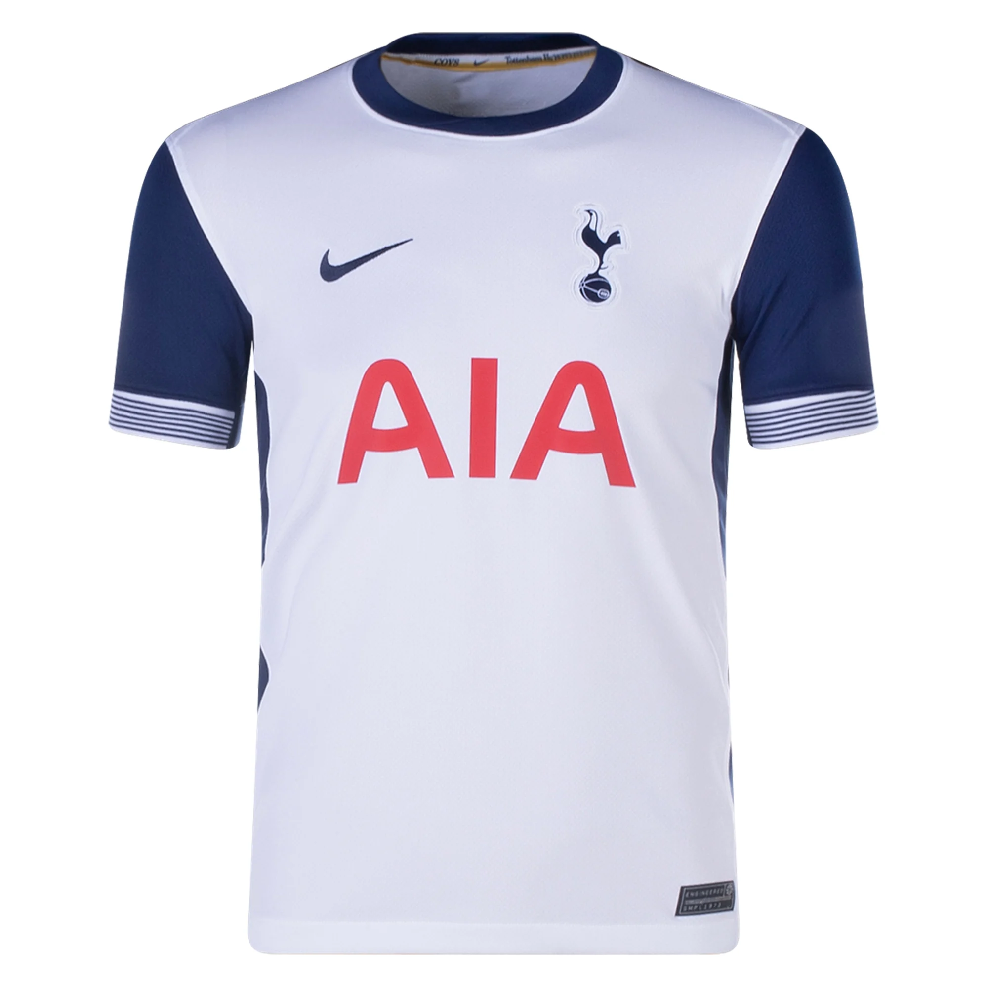 Nike Youth Tottenham Pierre-Emile HÃ¸jbjerg Home Jersey 24/25 (White/Navy)